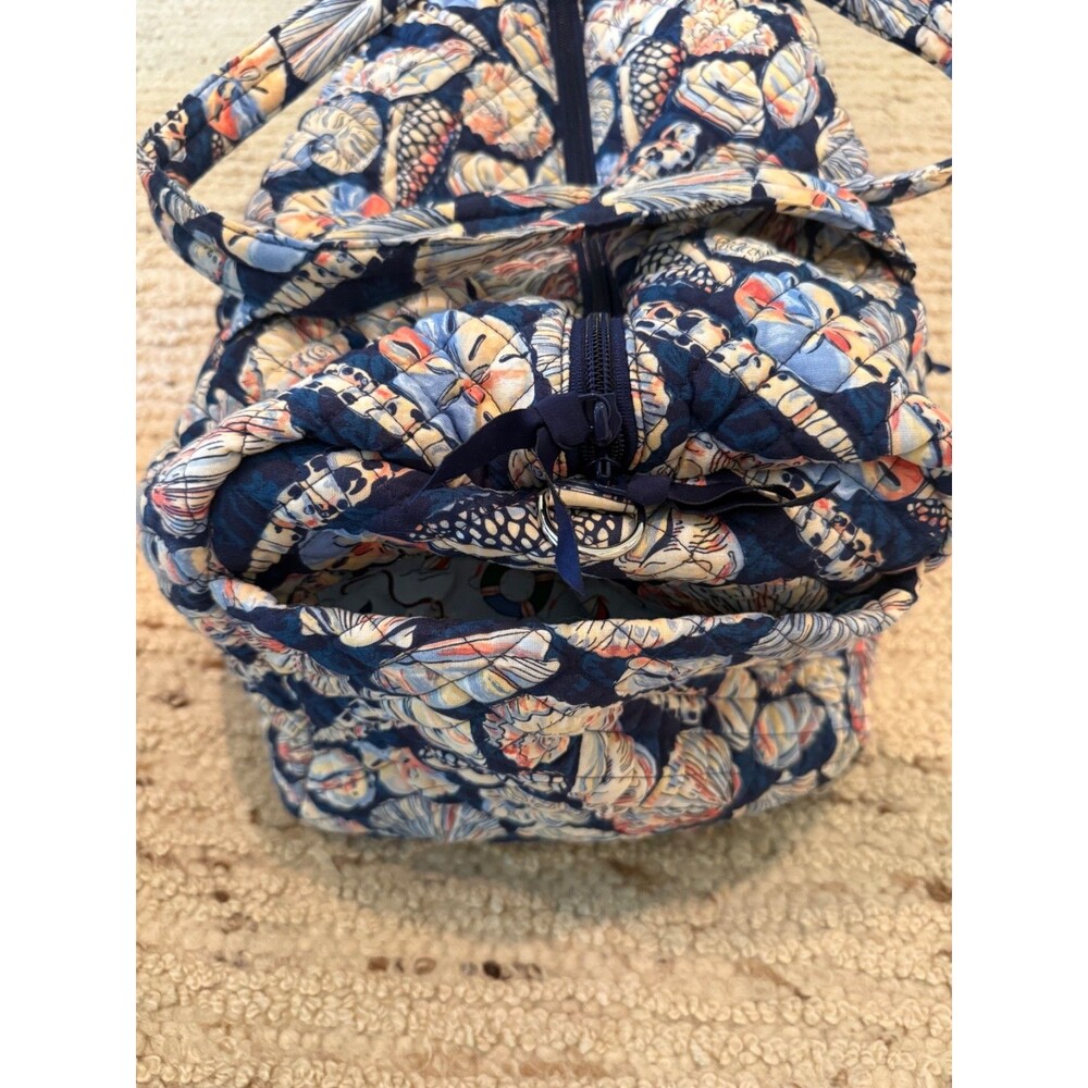 Vera Bradley Large Duffel Bag Morning Shells Retired - Picture 4 of 6